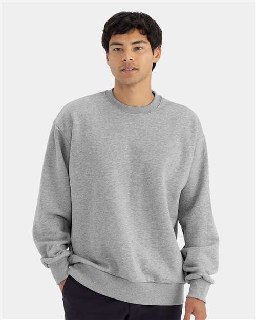 Next Level Unisex Heavyweight Crewneck Sweatshirt - Next Level 9007 Heather Grey XS Crewneck Sweatshirts