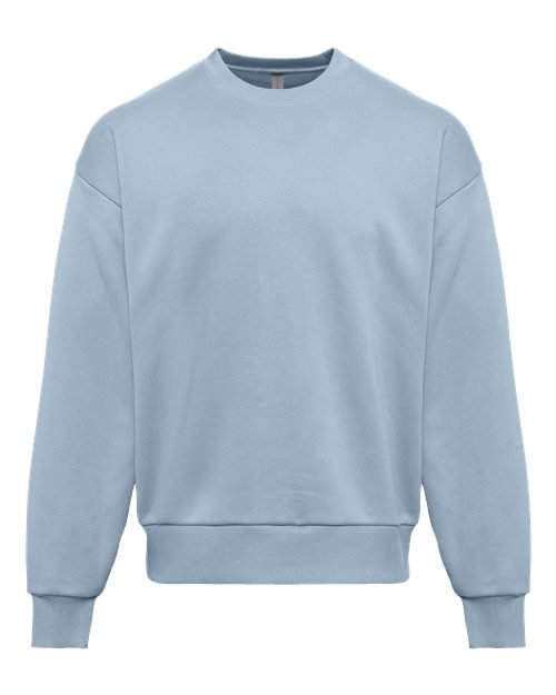 Next Level Unisex Heavyweight Crewneck Sweatshirt - Next Level 9007 Stonewash Denim XS Crewneck Sweatshirts