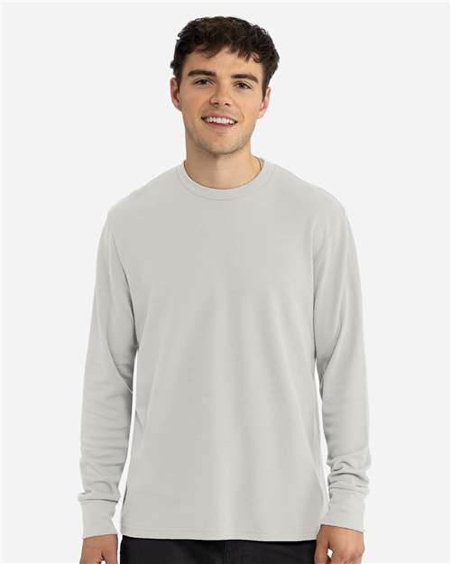 Next Level Unisex Ideal Thermal Long Sleeve T-Shirt - Next Level 8211 Bone XS Long Sleeve T-Shirts
