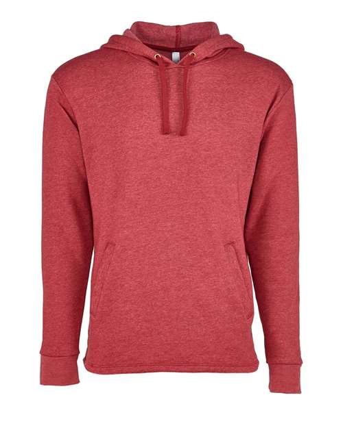 Next Level Unisex Malibu Welt Pocket Hoodie Sweatshirt - Next Level 9300 Heather Cardinal XS Sweatshirts