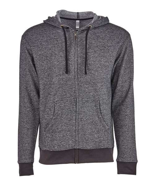 Next Level Unisex Pacifica Full - Zip Hoodie Sweatshirt - Next Level 9600 Black XS Zip Hoodies