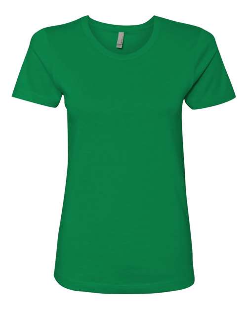 Next Level Women’s Cotton T-Shirt - Next Level 3900 Kelly Green XS Short Sleeve T-Shirts