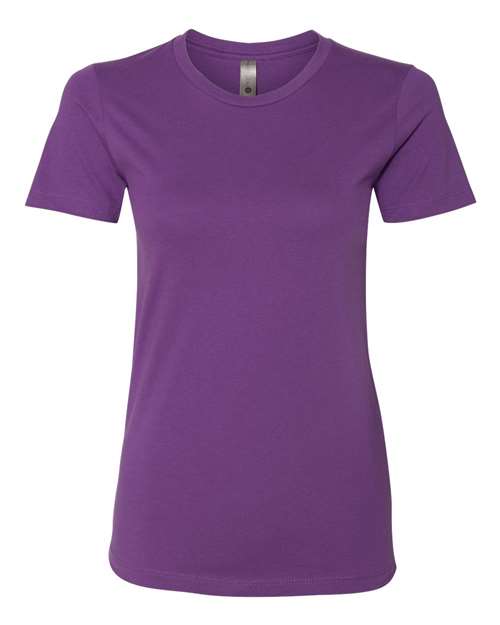 Next Level Women’s Cotton T-Shirt - Next Level 3900 Purple Berry 3XL Short Sleeve T-Shirts