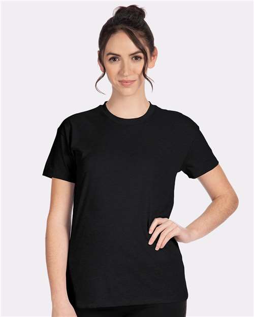 Next Level Women's CVC Relaxed T-Shirt - Next Level 6600 Black XS Short Sleeve T-Shirts