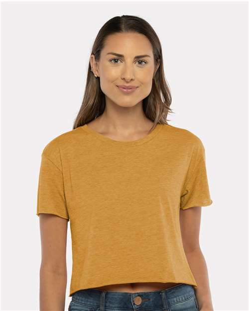 Next Level Women's Festival Crop Top - Next Level 5080 Antique Gold XS