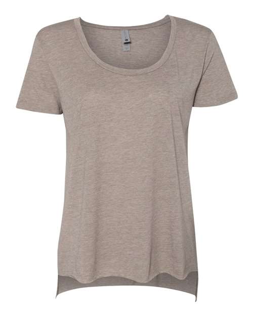 Next Level Women's Festival Scoop Neck T-Shirt - Next Level 5030 Ash XS Short Sleeve T-Shirts