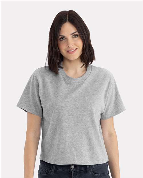 Next Level Women's Heavyweight Boxy T-Shirt - Next Level 7610 Heather Grey XS Short Sleeve T-Shirts