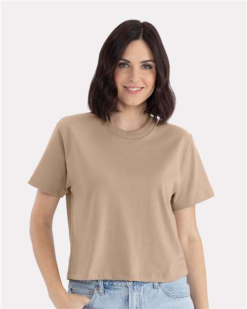 Next Level Women's Heavyweight Boxy T-Shirt - Next Level 7610 Tan XS Short Sleeve T-Shirts