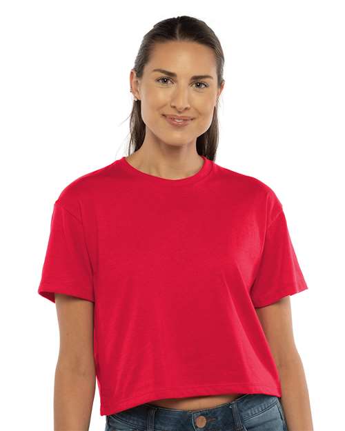 Next Level Women's Ideal Crop Top - Next Level 1580 Red XS