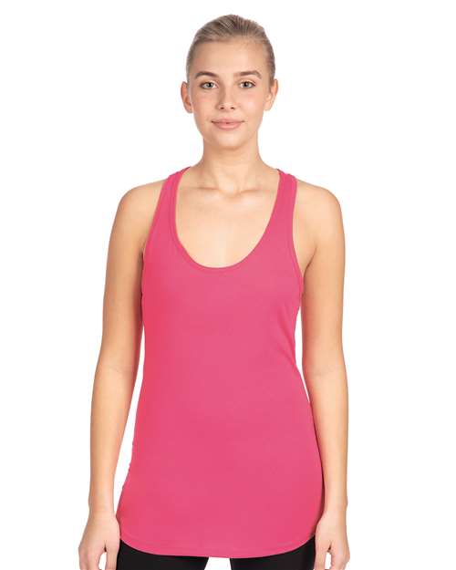 Next Level Women's Ideal Racerback Tank - Next Level 1533 Hot Pink XS