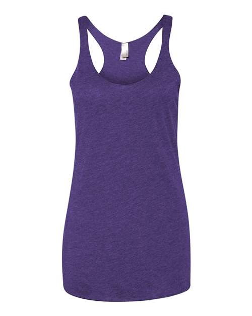 Next Level Women’s Triblend Racerback Tank - Next Level 6733 Purple Rush XS