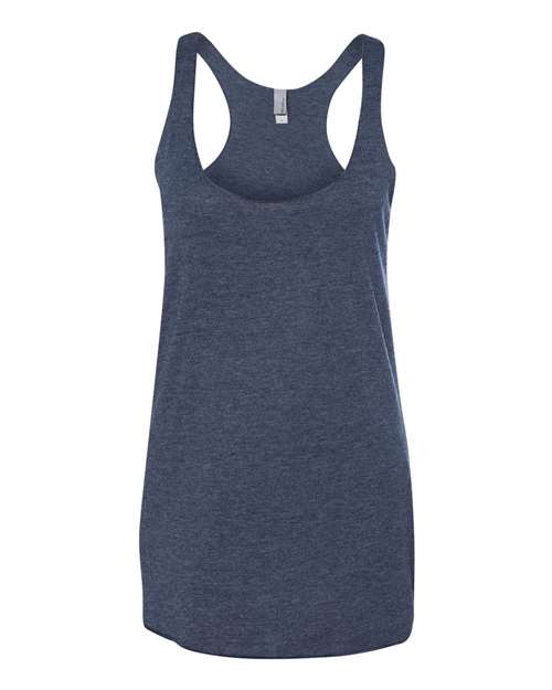 Next Level Women’s Triblend Racerback Tank - Next Level 6733 Vintage Navy XS