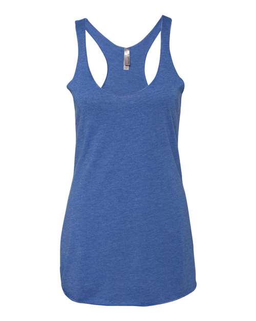 Next Level Women’s Triblend Racerback Tank - Next Level 6733 Vintage Royal XS