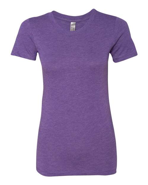 Next Level Women’s Triblend T-Shirt - Next Level 6710 Purple Rush S Short Sleeve T-Shirts