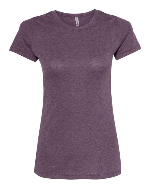 Next Level Women’s Triblend T-Shirt - Next Level 6710 Vintage Purple S Short Sleeve T-Shirts