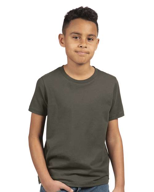 Next Level Youth Cotton T-Shirt - Next Level 3310 Heavy Metal XS Short Sleeve T-Shirts