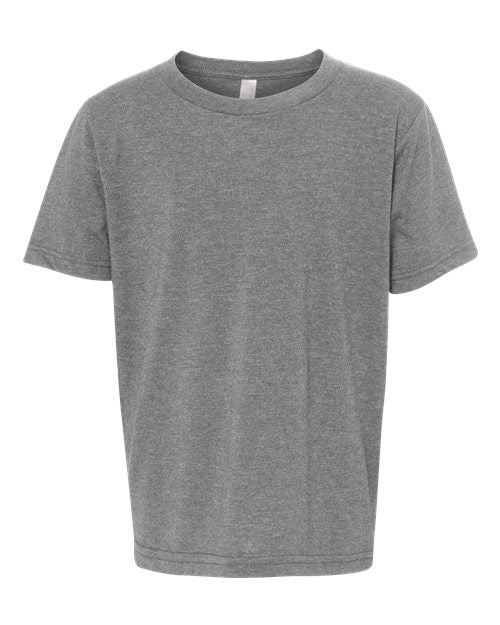 Next Level Youth CVC T-Shirt - Next Level 3312 Dark Heather Grey XS Short Sleeve T-Shirts