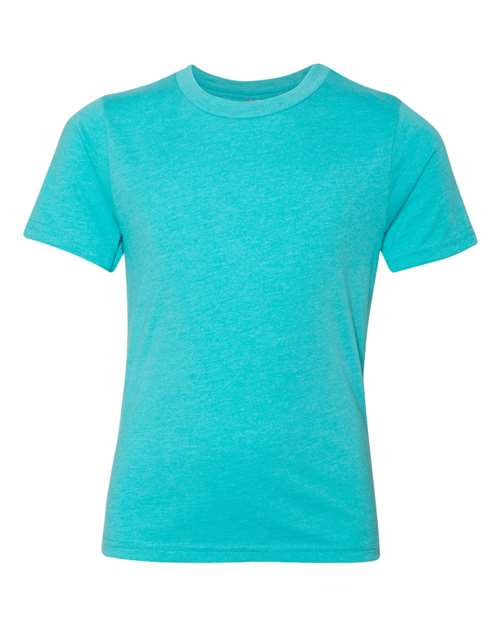 Next Level Youth CVC T-Shirt - Next Level 3312 Tahiti Blue XS Short Sleeve T-Shirts
