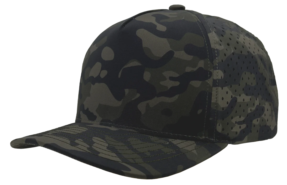 Zapped Headwear Blackhawk 5-Panel Snapback Hat | Wholesale Performance Caps