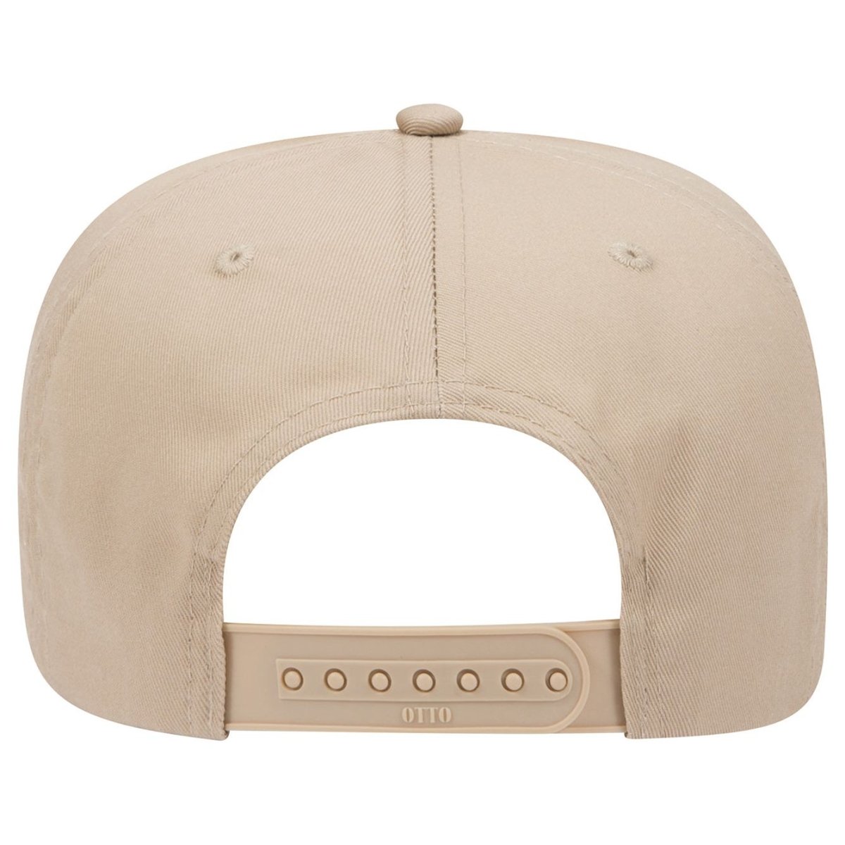 Otto Cap 31 - 069 - 5 Panel, Mid Profile Baseball Cap Khaki Caps