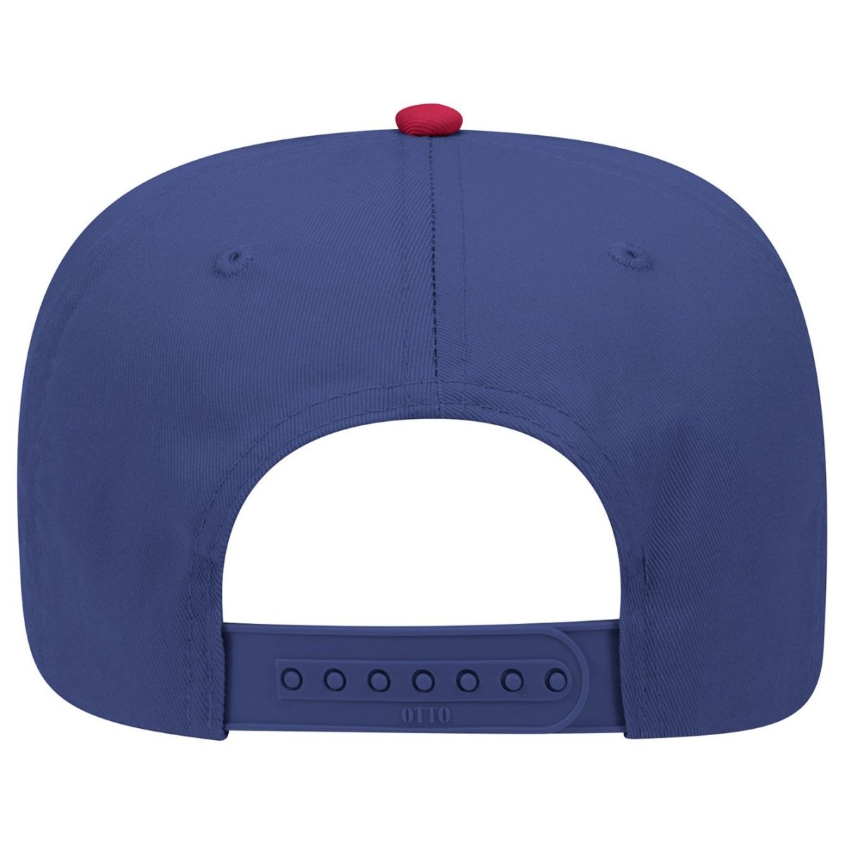 Otto Cap 31 - 069 - 5 Panel, Mid Profile Baseball Cap Red / Royal Caps