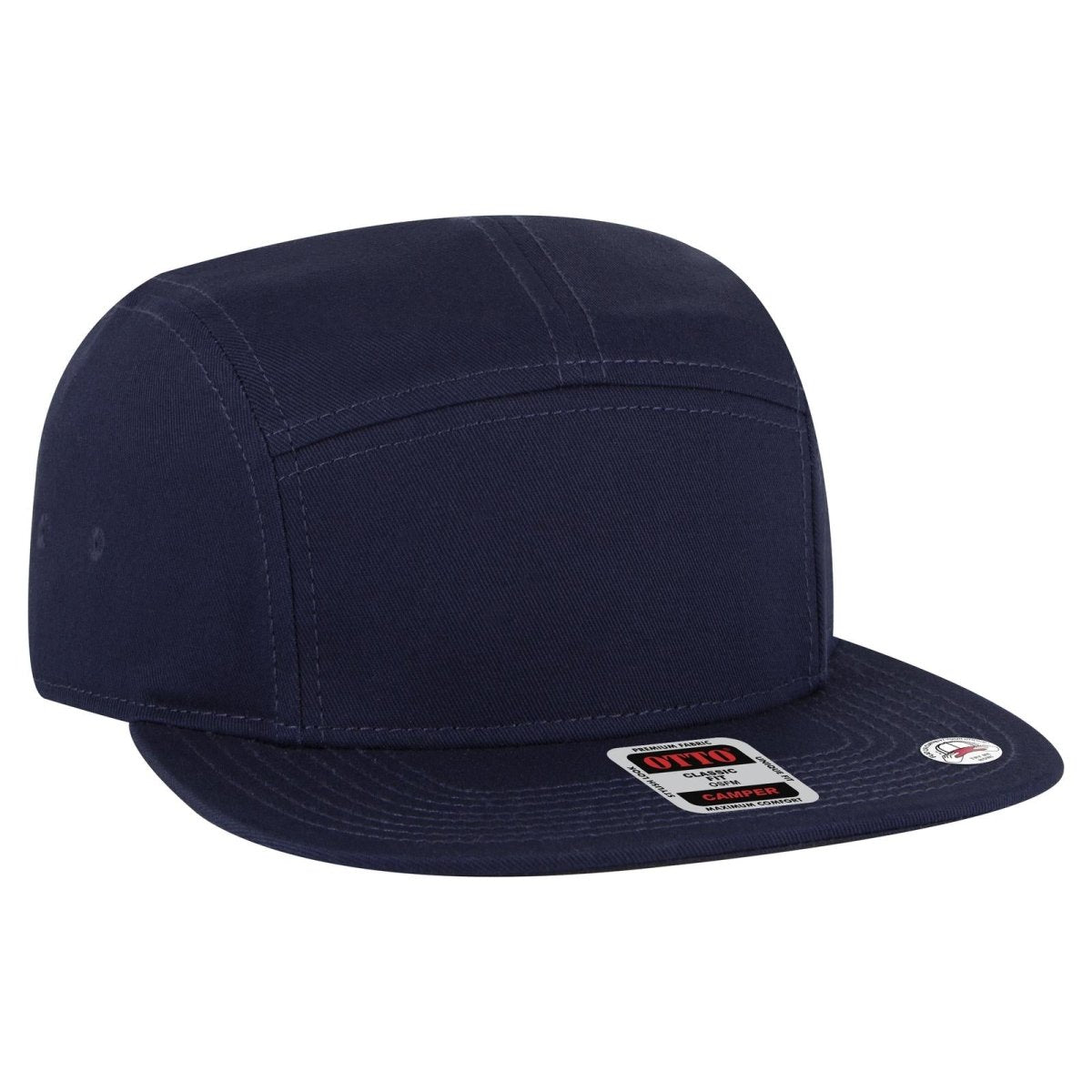 OTTO CAP 5 Panel Camper Hat OTTO 151 - 1330 Navy OSFM - Adult Hats