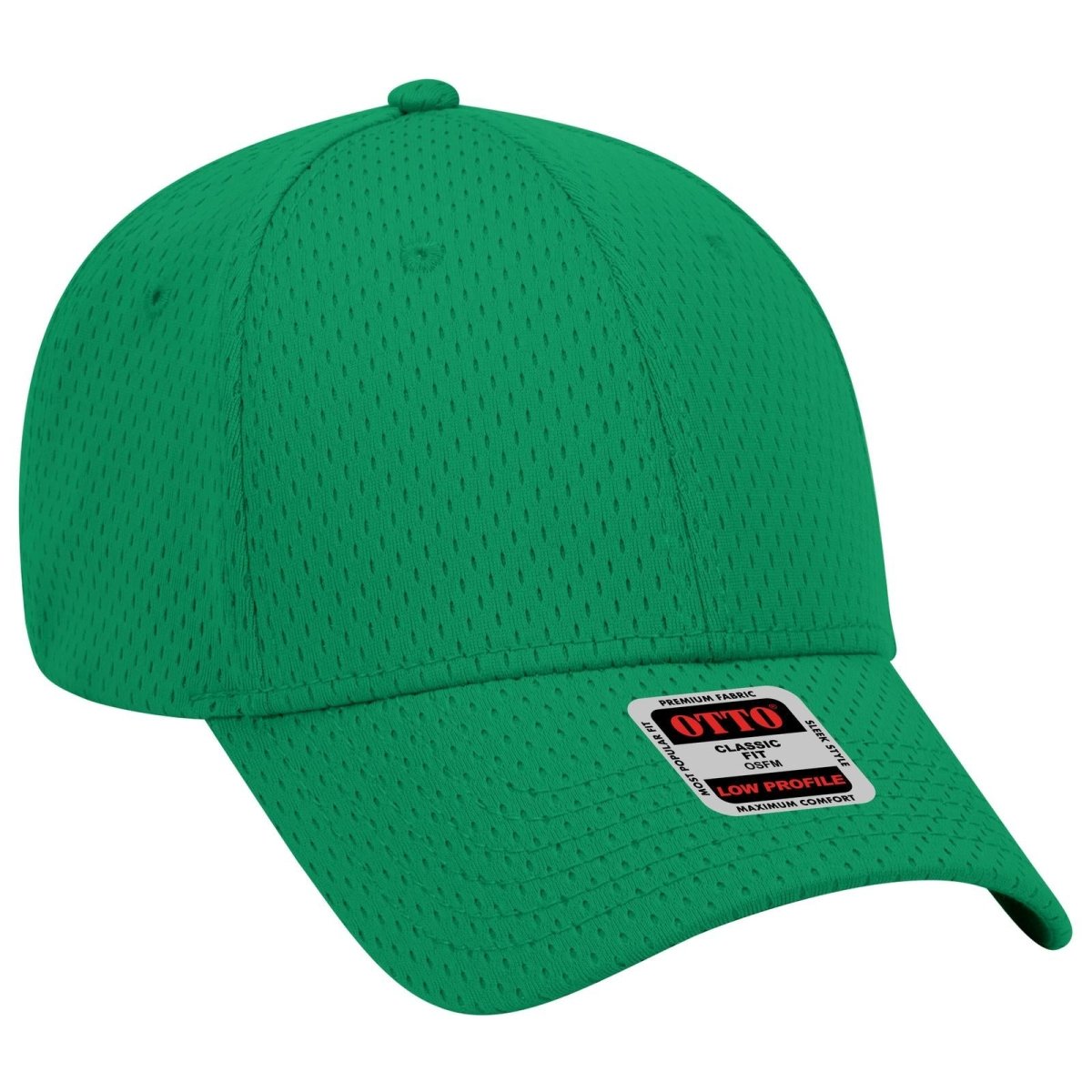 OTTO CAP 6 Panel Low Profile Baseball Cap OTTO 19 - 366 Kelly OSFM - Adult Hats