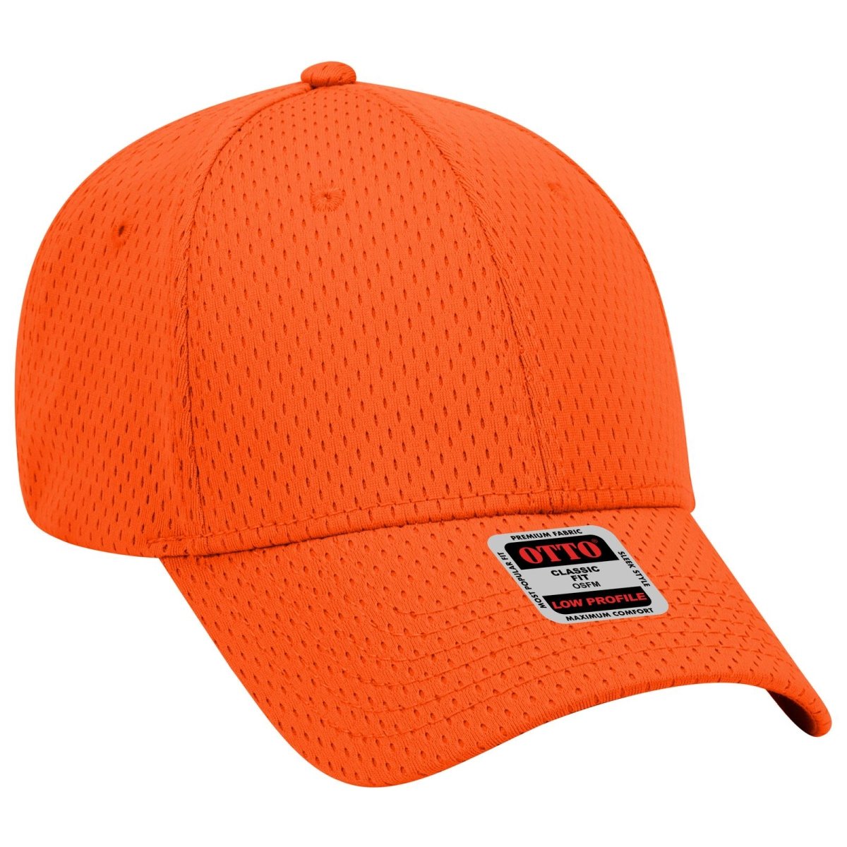 OTTO CAP 6 Panel Low Profile Baseball Cap OTTO 19 - 366 Orange OSFM - Adult Hats