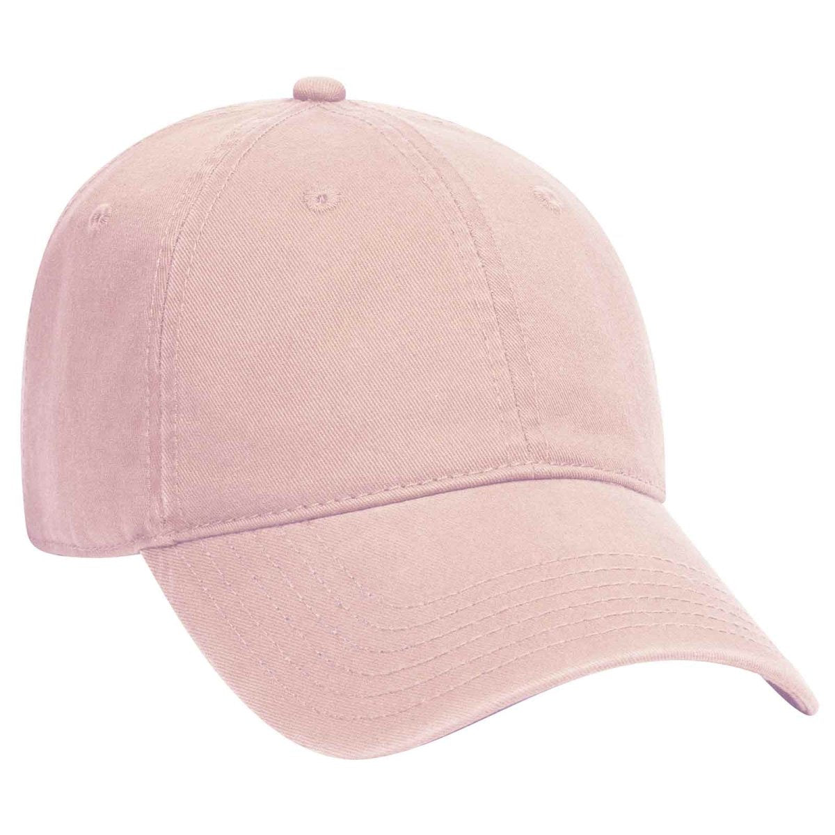 OTTO CAP 6 Panel Low Profile Dad Hat OTTO 18 - 692 Soft Pink OSFM - Adult Hats