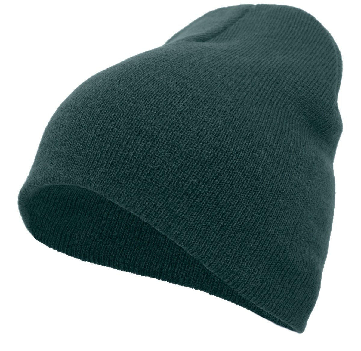 Pacific Headwear Basic Knit Beanie 601K DARK GREEN OS