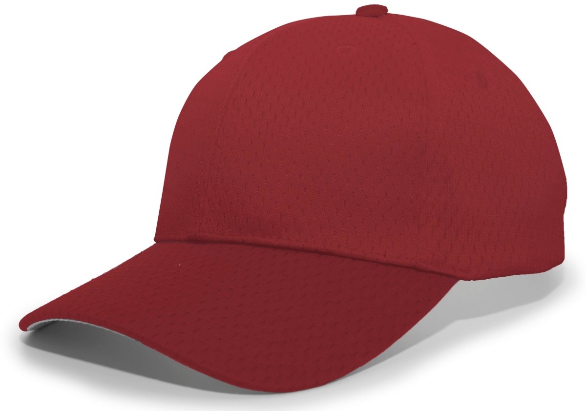 Pacific Headwear Coolport™ Mesh Hook - And - Loop Adjustable Cap - Pacific Headwear 805M MAROON YTH
