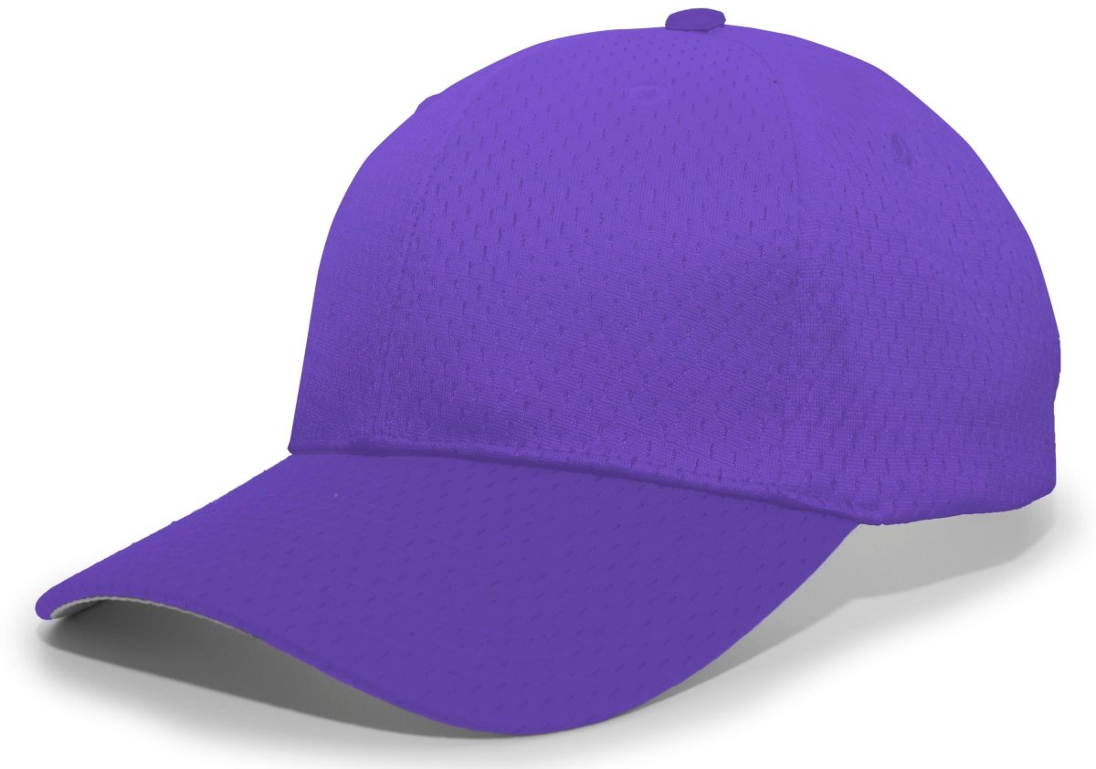 Pacific Headwear Coolport™ Mesh Hook - And - Loop Adjustable Cap - Pacific Headwear 805M PURPLE YTH