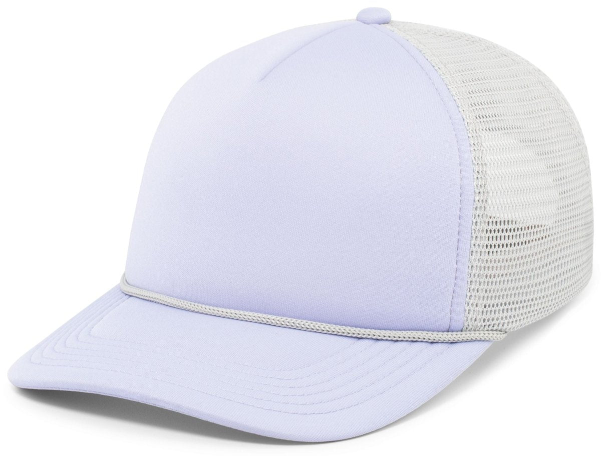 Pacific Headwear Foamie Fresh Trucker Cap - Pacific Headwear P782 LAVENDER/SILVER/LAVENDER OS