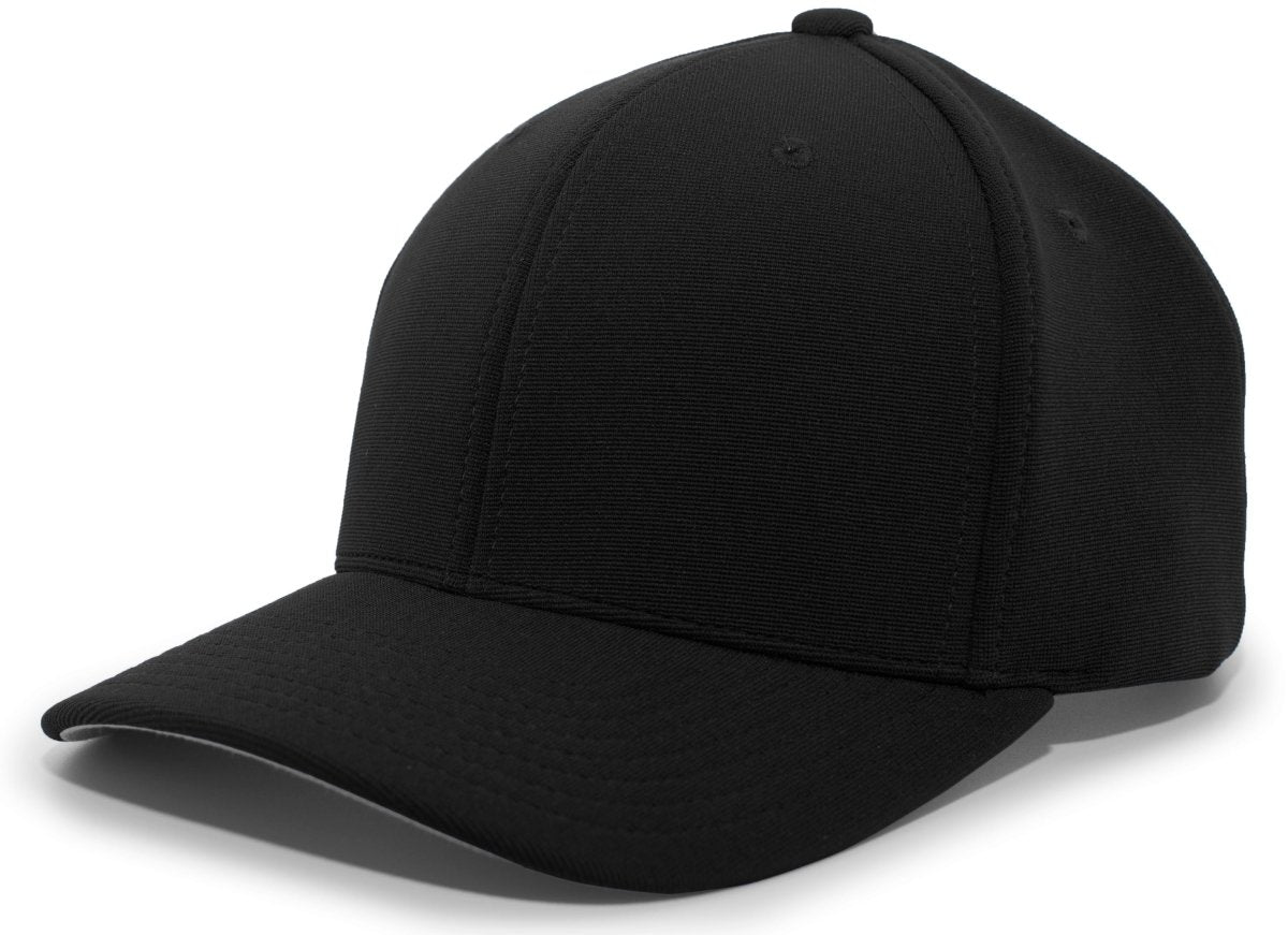 Pacific Headwear M2 Performance Hook - And - Loop Adjustable Cap 298M BLACK YTH