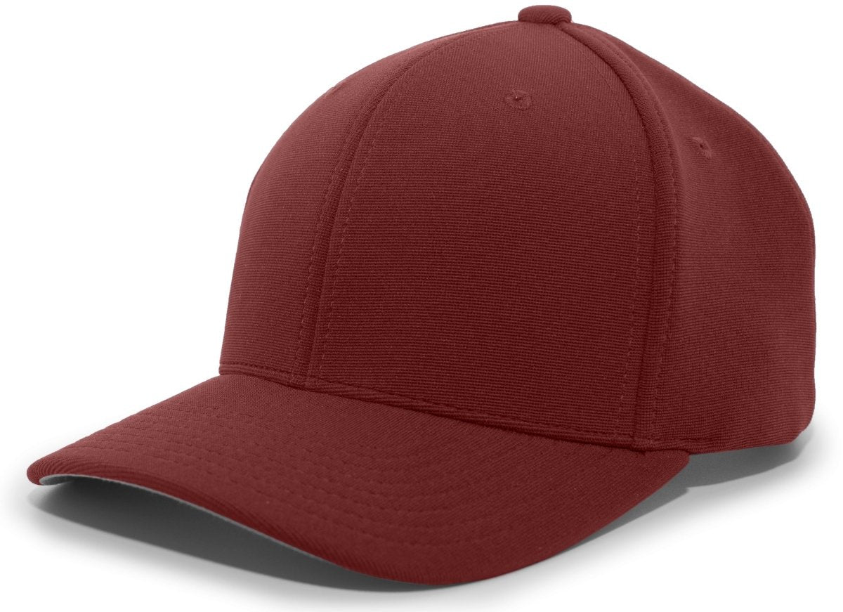Pacific Headwear M2 Performance Hook - And - Loop Adjustable Cap 298M MAROON YTH