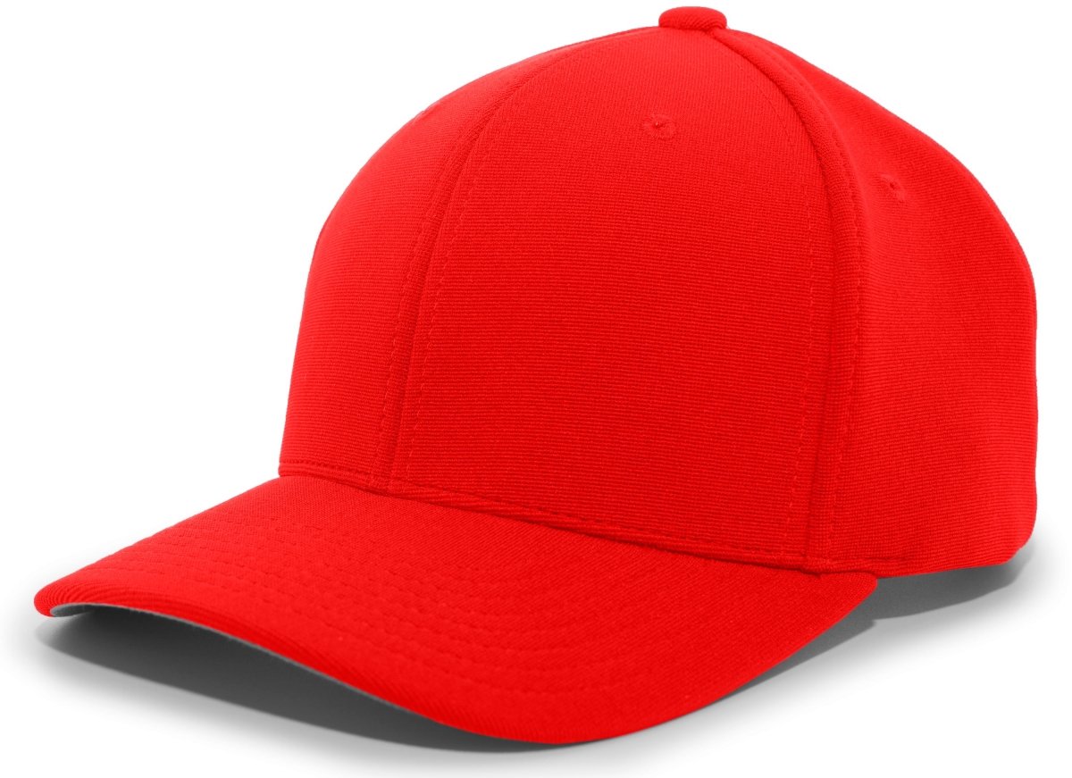 Pacific Headwear M2 Performance Hook - And - Loop Adjustable Cap 298M RED YTH