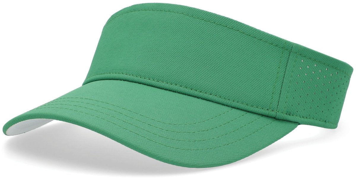 Pacific Headwear Perforated Visor Powered by Coolcore® - Pacific Headwear P500 KELLY/WHITE OS
