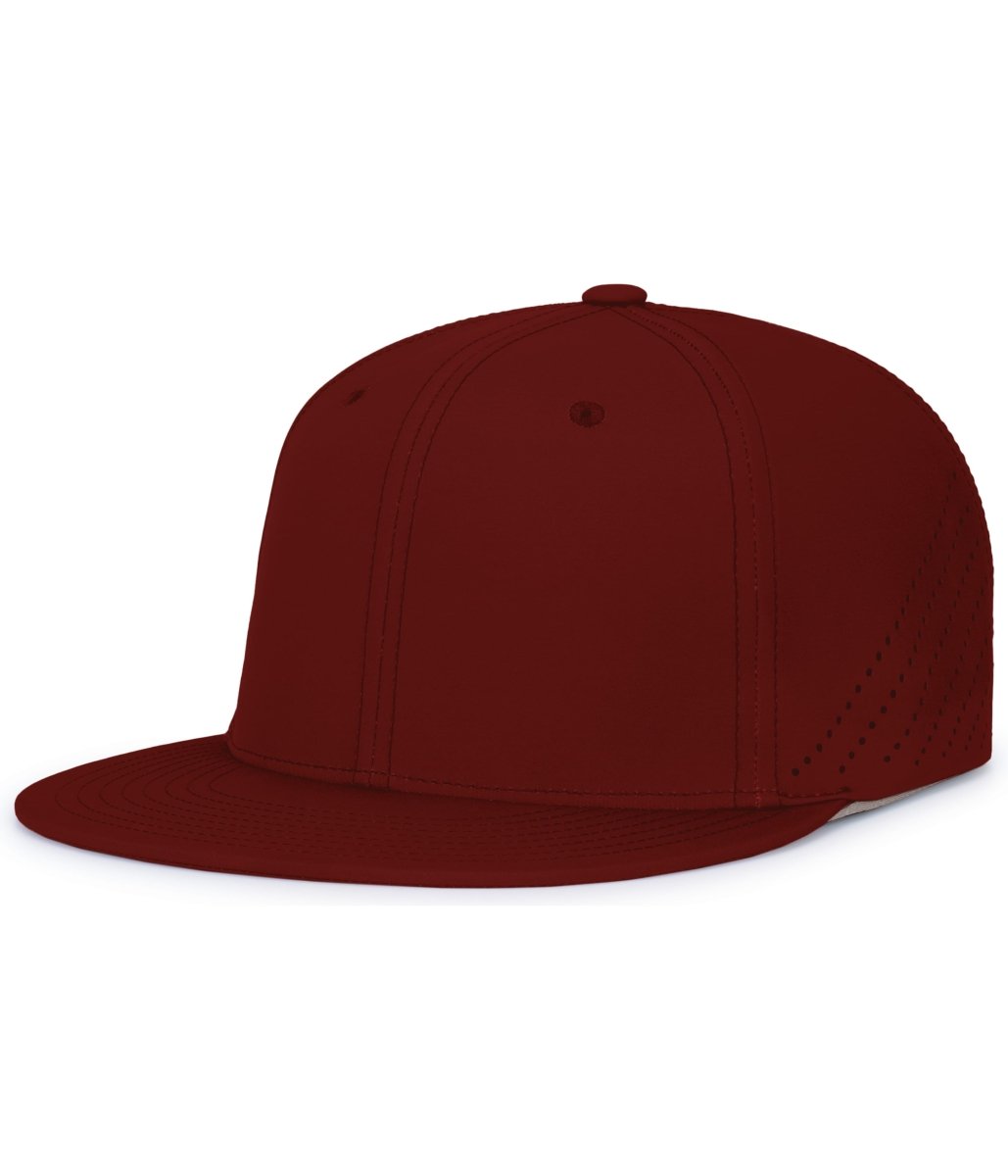 Pacific Headwear Premium Lightweight Perforated PacFlex Cap Powered by Coolcore® - Pacific Headwear ES471 CARDINAL S/M