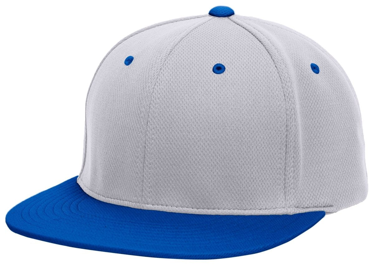 Pacific Headwear Premium P - Tec Flexfit® Cap - Pacific Headwear ES342 SILVER/ROYAL S/M