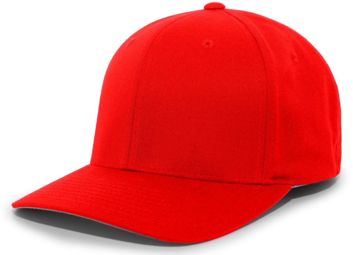 Pacific Headwear Twill Stretchfit Cap 430C RED S/M