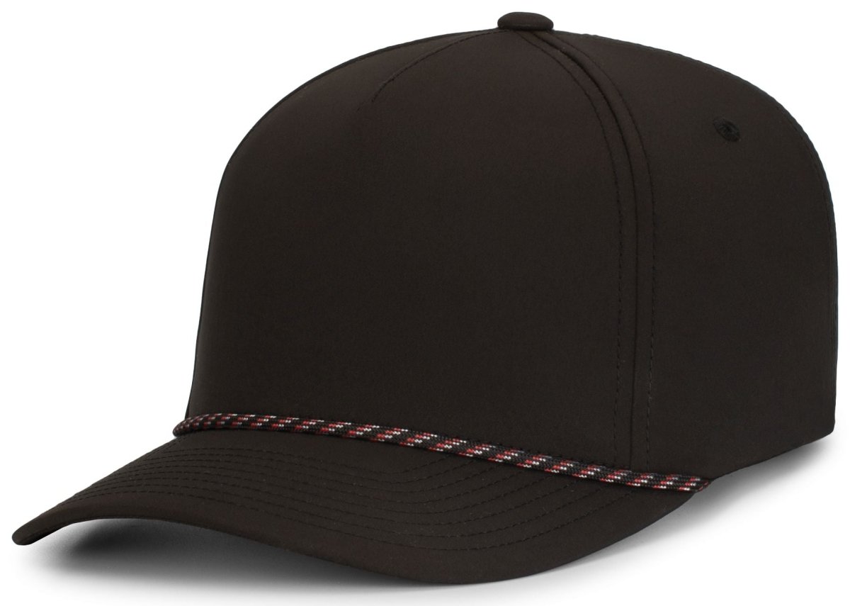 Pacific Headwear WEEKENDER CAP - Pacific Headwear P421 BLACK/BLACK/RED OS