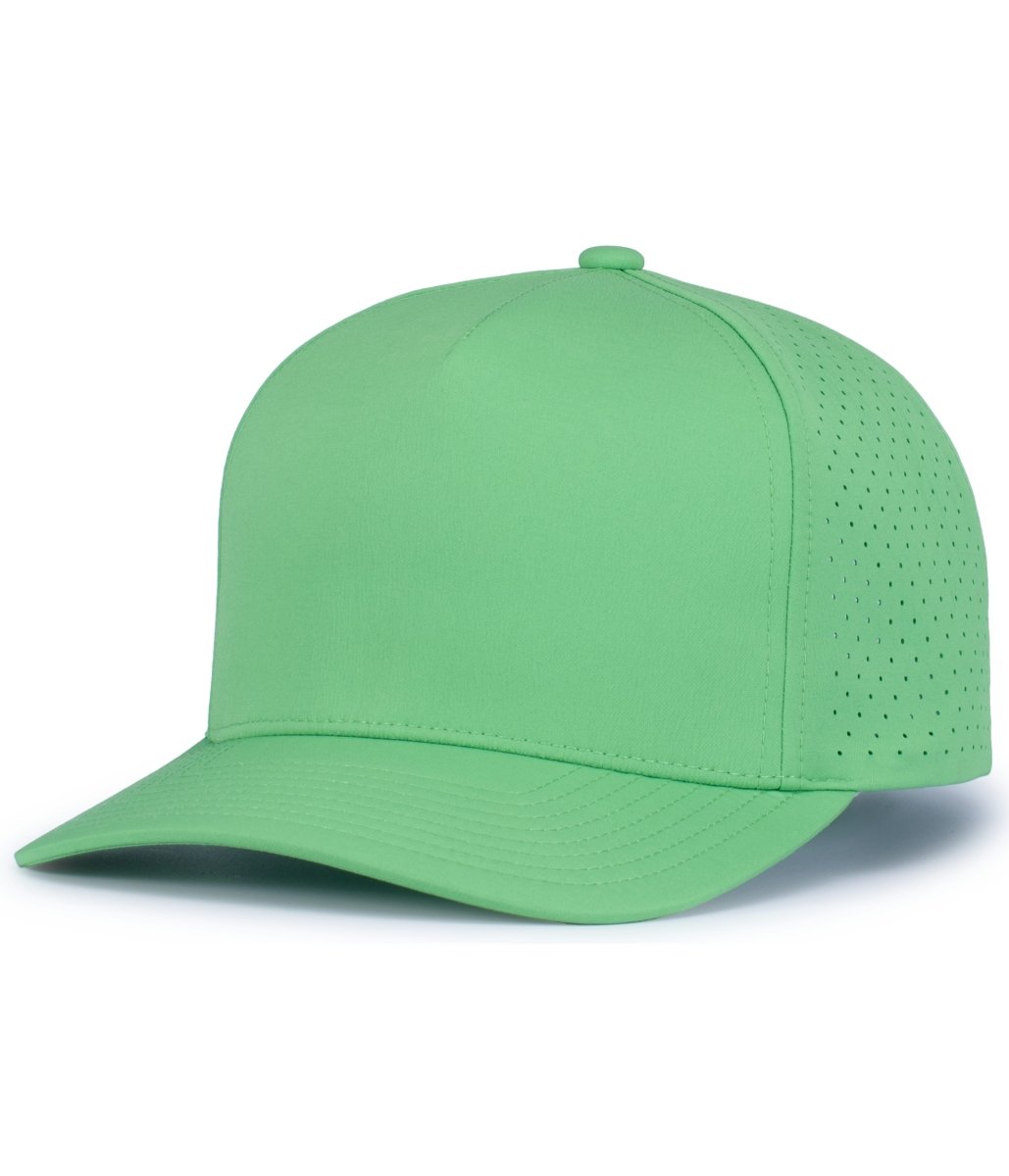 Pacific Headwear Weekender Perforated Snapback Cap - Pacific Headwear P424 RETRO GREEN OS