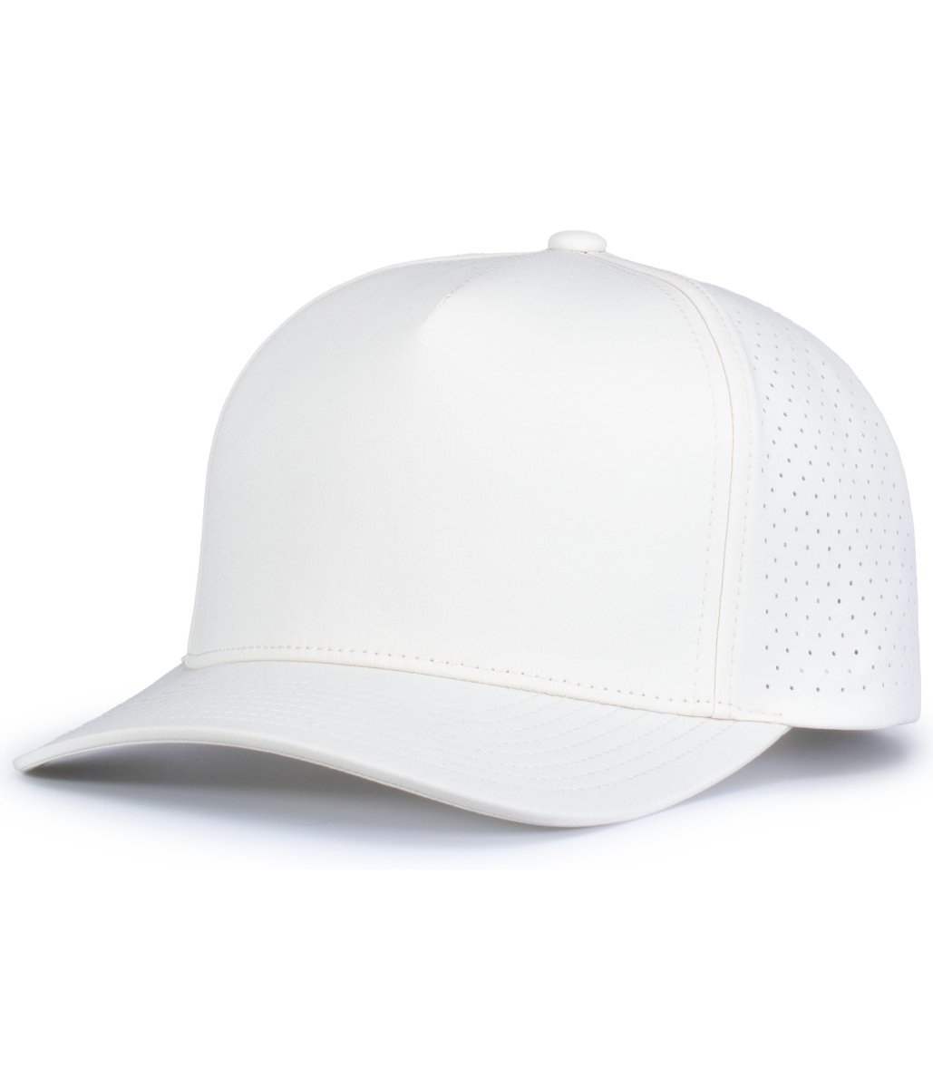 Pacific Headwear Weekender Perforated Snapback Cap - Pacific Headwear P424 VINTAGE WHITE OS