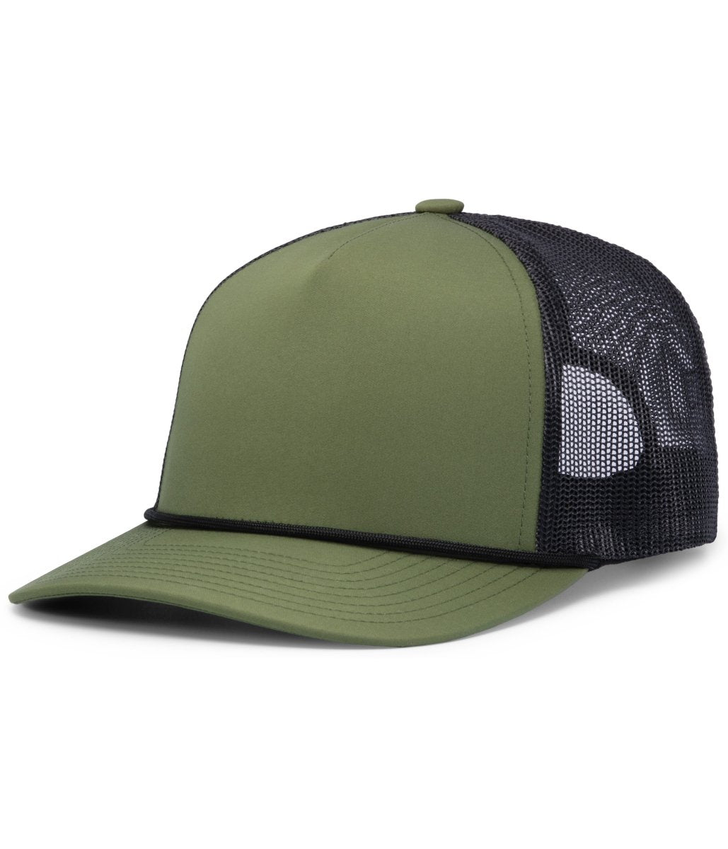 Pacific Headwear Weekender Trucker Cap - Pacific Headwear P423 MOSS/LT CHARCOAL/MOSS OS