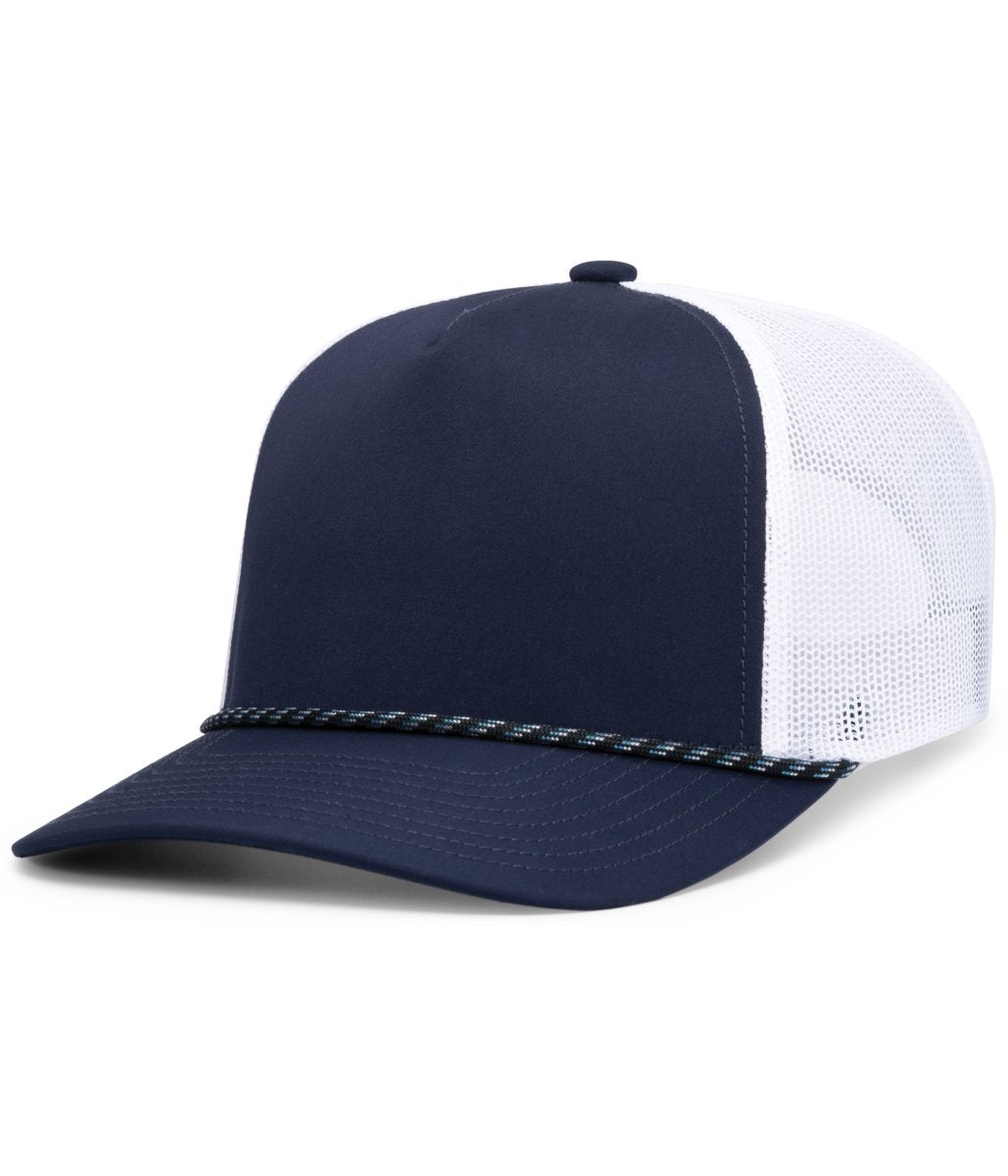 Pacific Headwear Weekender Trucker Cap - Pacific Headwear P423 NAVY/WHITE/NAVY OS