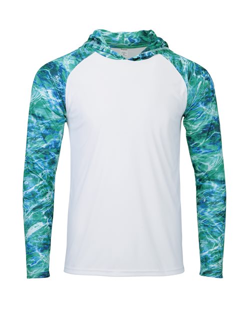 Paragon Men's Biloxi Performance Colorblocked Hooded Sweatshirt - Paragon 241 Seafoam XS Sweatshirts