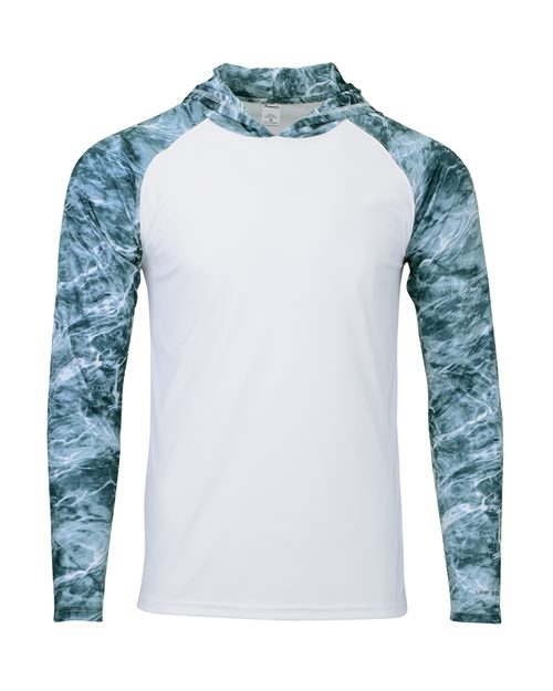 Paragon Men's Biloxi Performance Colorblocked Hooded Sweatshirt - Paragon 241 Spindrift XS Sweatshirts