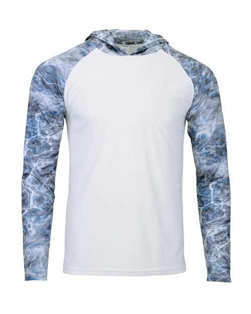 Paragon Men's Biloxi Performance Colorblocked Hooded Sweatshirt - Paragon 241 Steelhead XS Sweatshirts