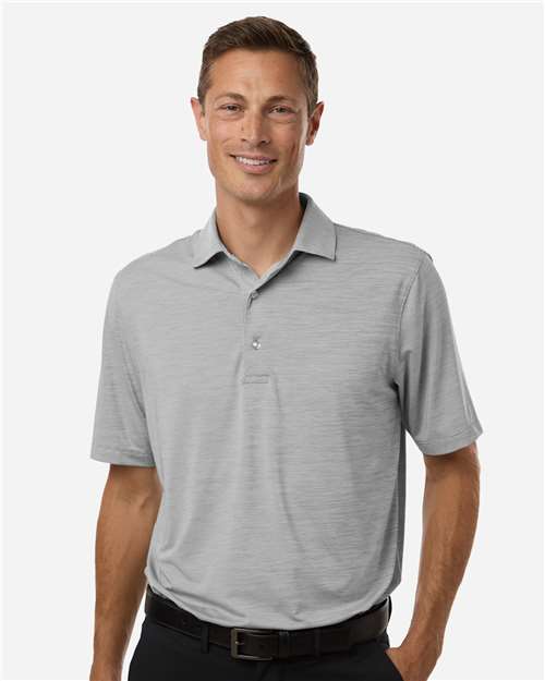 Paragon Men's Bohemian Striped Heather Performance Polo - Paragon 162 Black Heather S