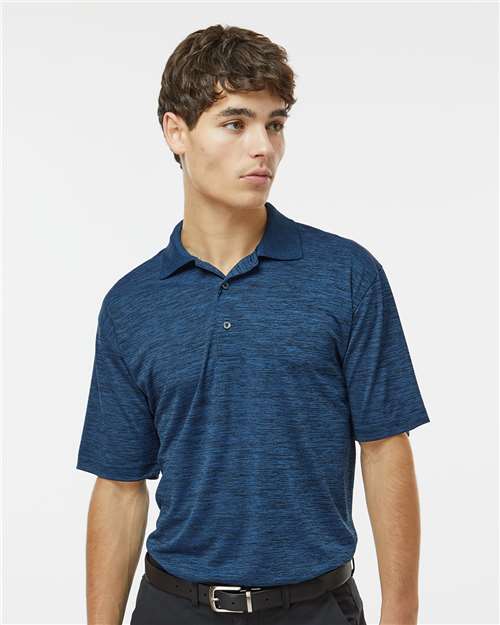 Paragon Men's Dakota Striated Heather Polo - Paragon 130 Deep Blue Heather S